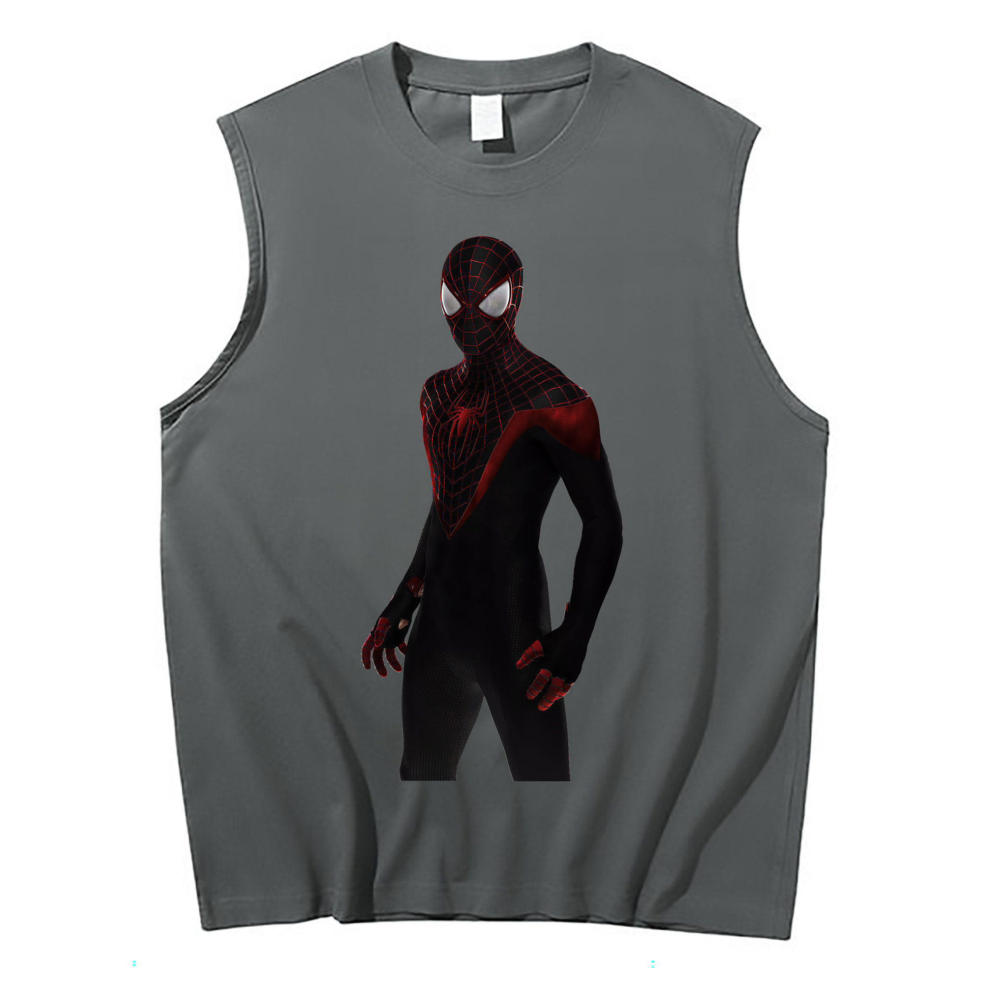 （画像用） Spider Man スパイダーマン コットン100％タンクトップ（フロントプリント）